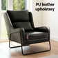 Armchair Accent Chair PU Leather Wingback