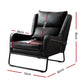 Black PU leather bar stools