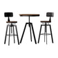 Bar table and stools set