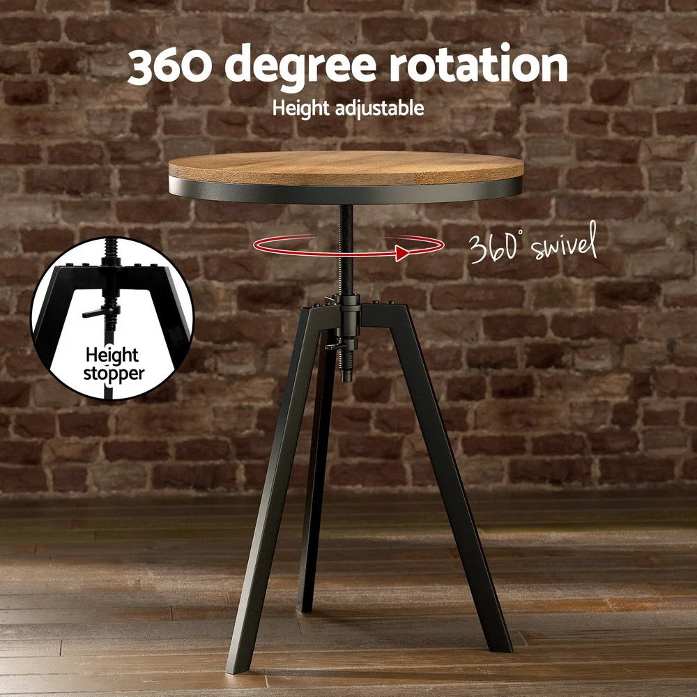 Artiss Bar Table and Stools Set Dining Desk Industrial