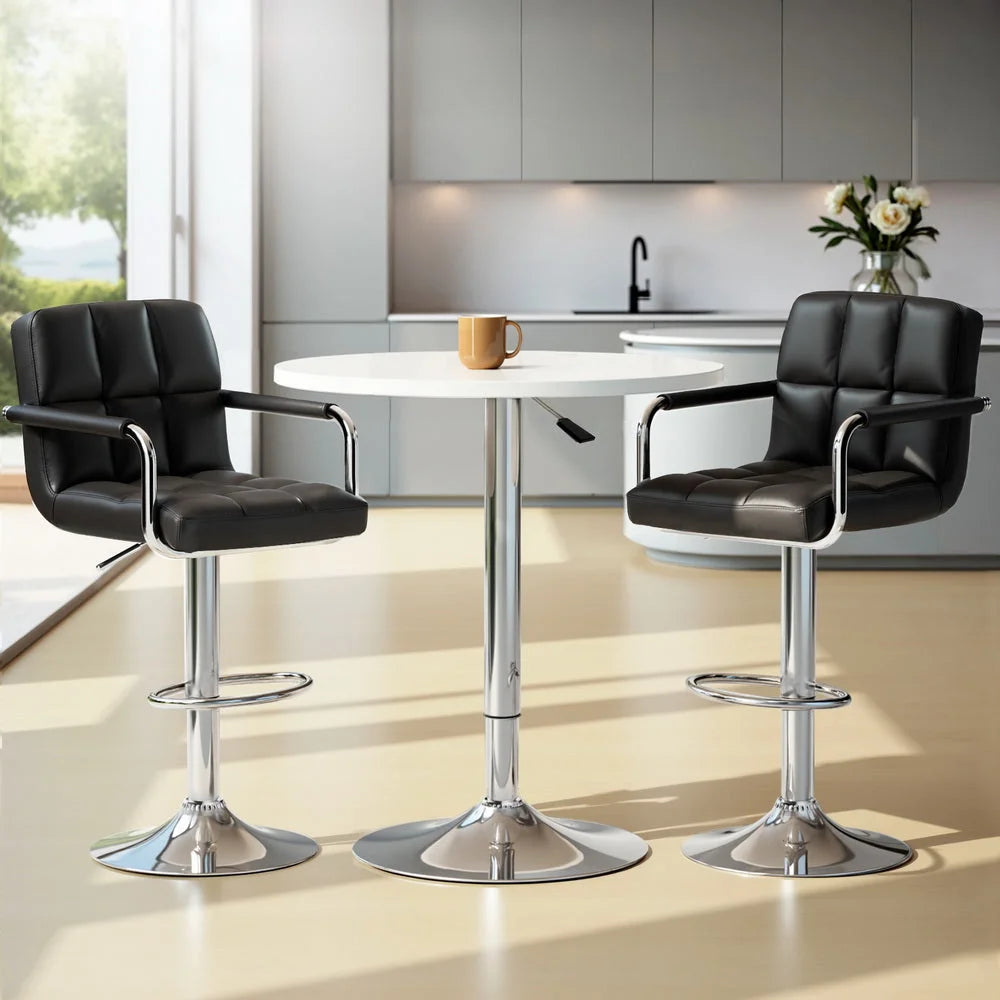 Bar table and stools set