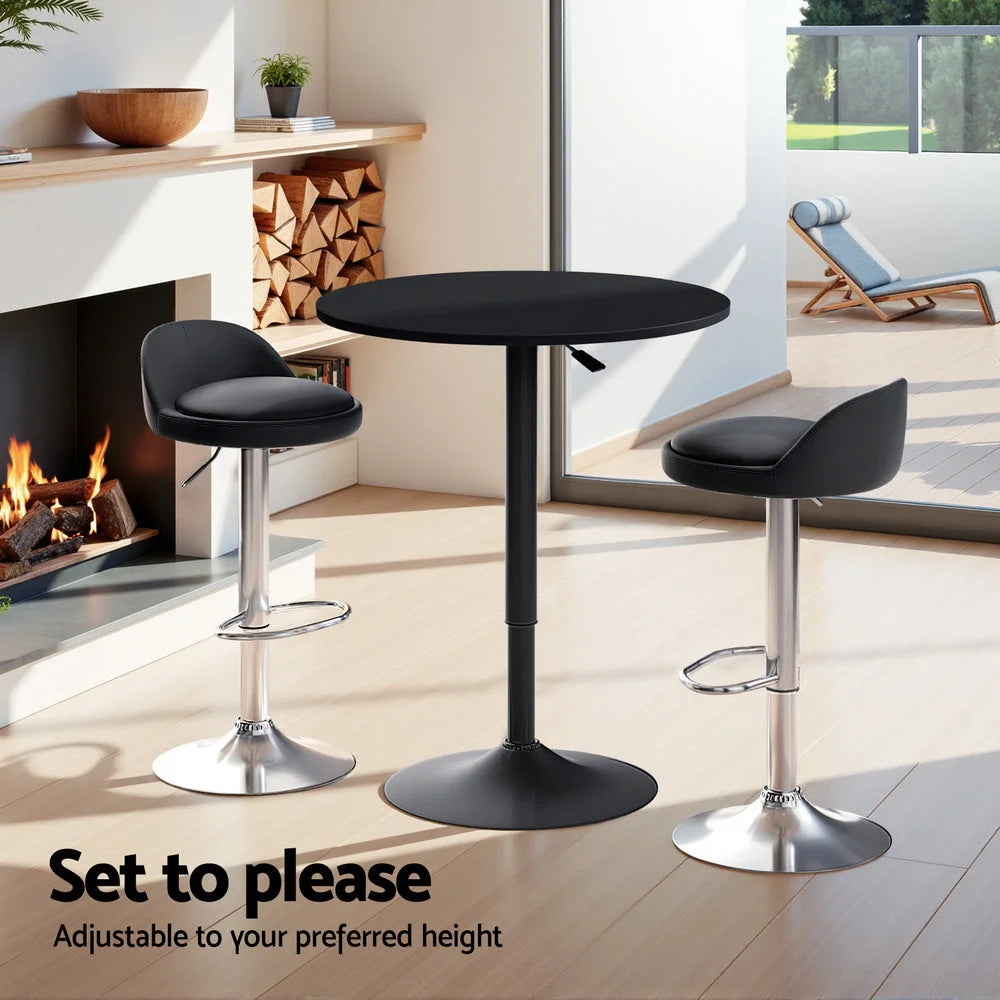 Artiss Bar Table and Stools Set Dining Desk Kitchen Chairs