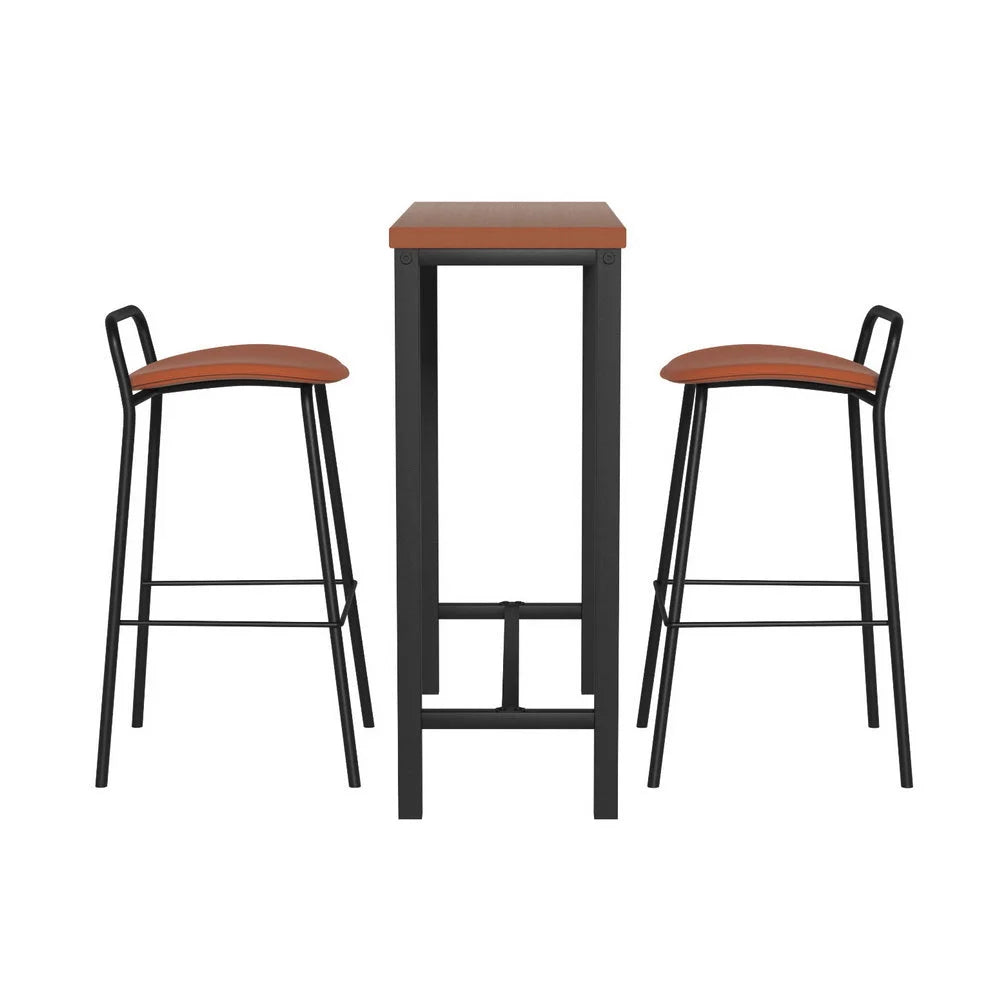 Artiss Bar Table and Stools Set Dining Desk Kitchen Chairs