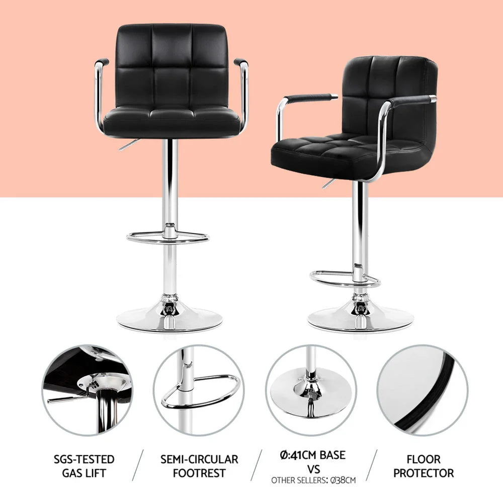 Artiss Bar Table and Stools Set Dining Desk Kitchen Chairs