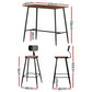 Bar Table and Stools Set Dining Desk Kitchen