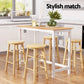 Artiss Bar Table and Stools Set Dining Desk Kitchen Chairs