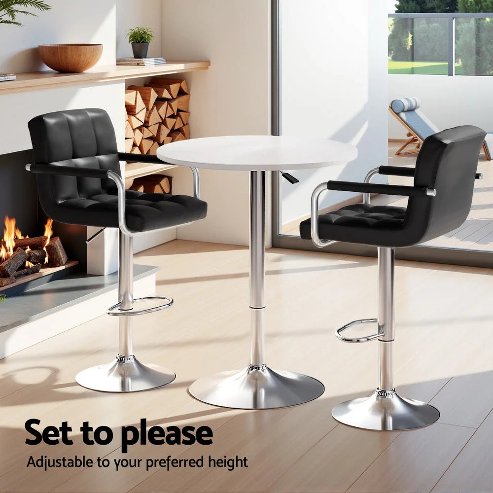 Bar table and stools set