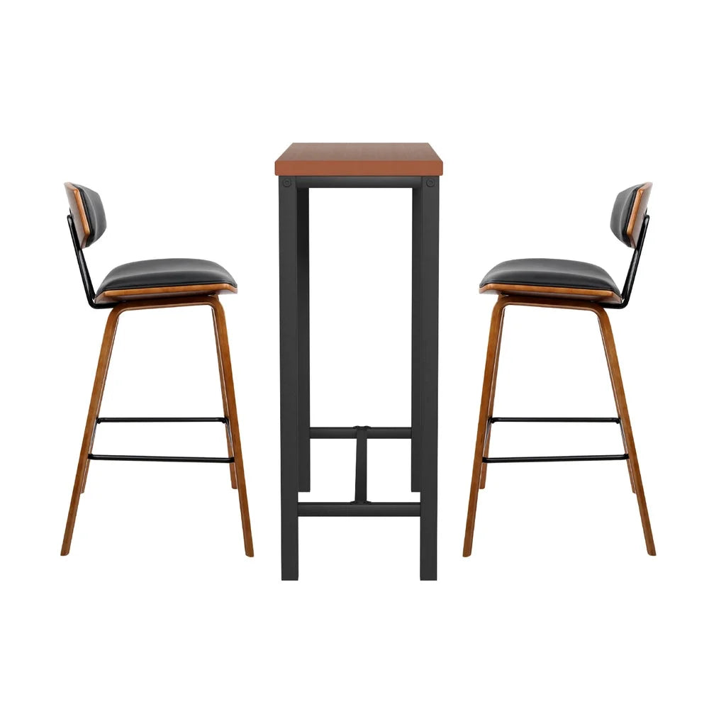Bar Table and Stools Set Dining Desk Kitchen Chairs