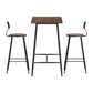 Artiss Bar Table and Stools Set Dining Desk Kitchen Chairs