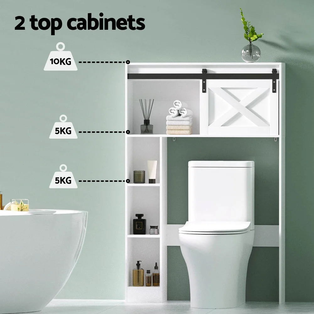 Artiss Bathroom Cabinet Over the Toilet Storage Organiser