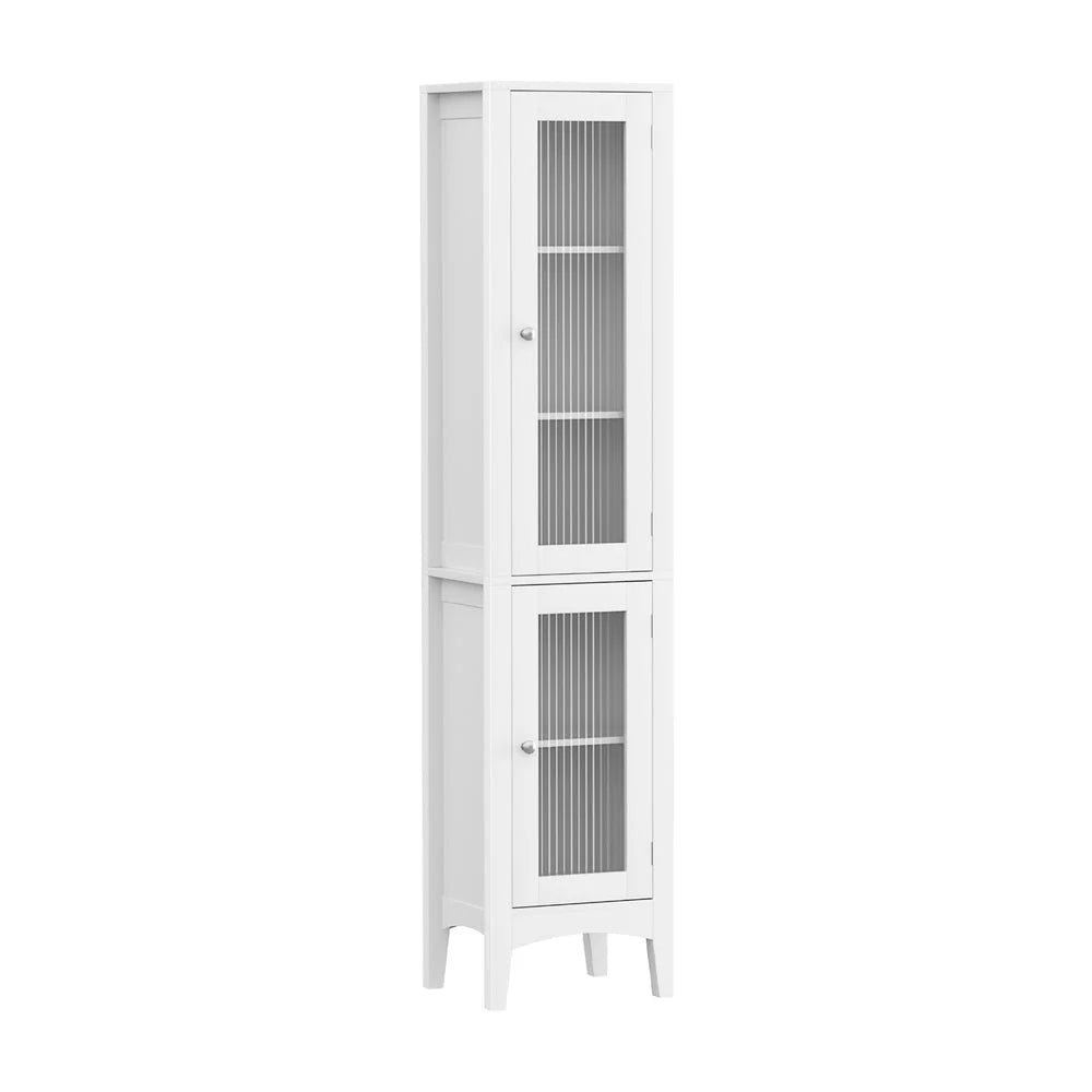 Artiss Bathroom Storage Cabinet 160cm Tall Slim Floor