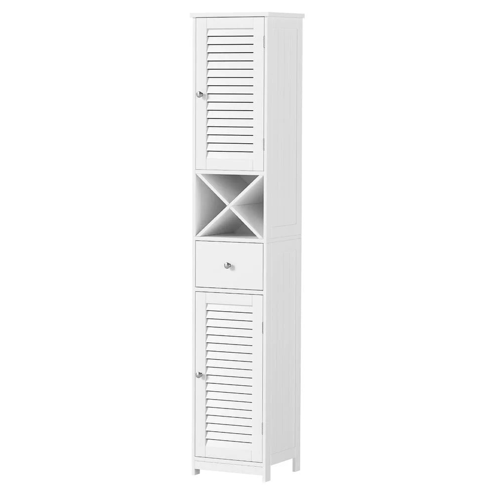 Artiss Bathroom Storage Cabinet 170cm Tall Slim Organiser