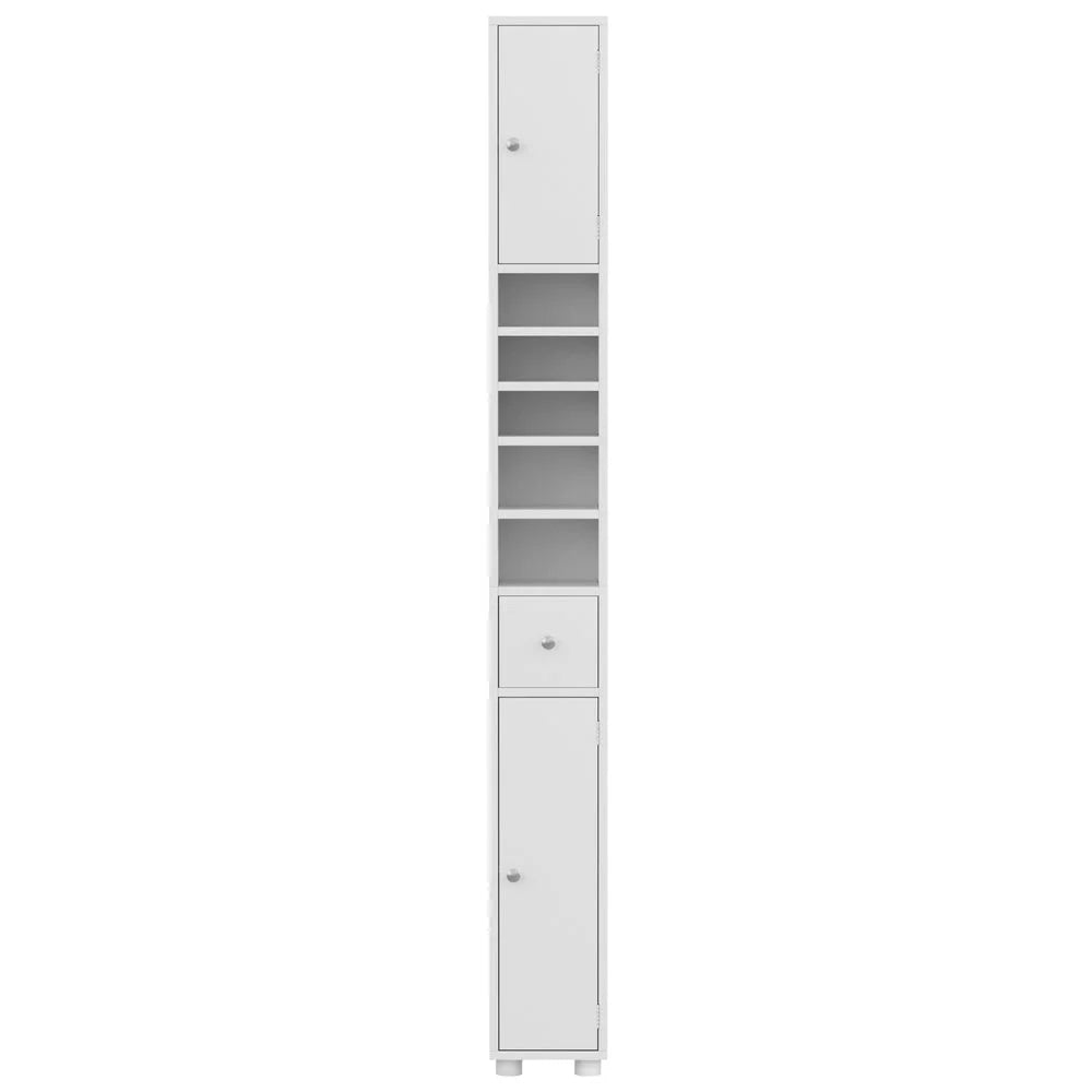 Artiss Bathroom Storage Cabinet 180cm Tall Slim Floor