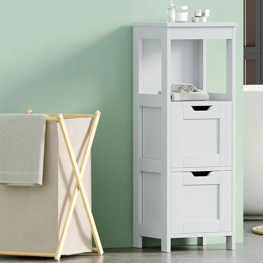 Artiss Bathroom Storage Cabinet 89cm Floor Toilet Drawer