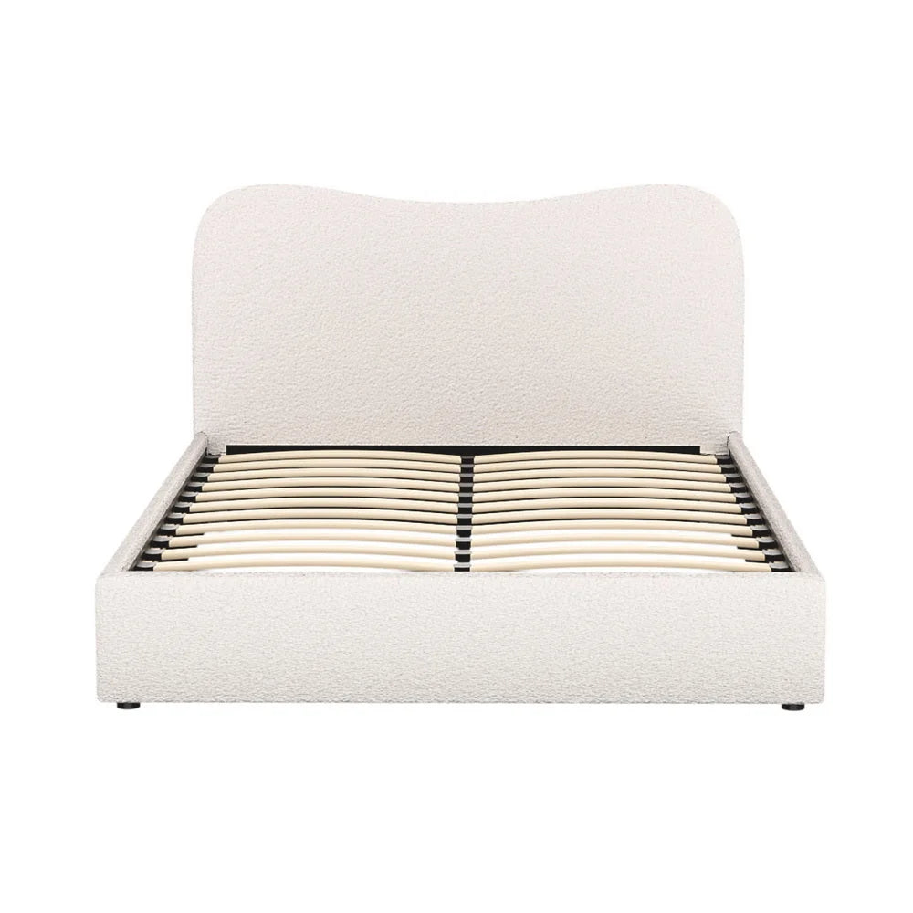 Artiss Bed Frame Double Size Boucle DARA - Baby & Kids >