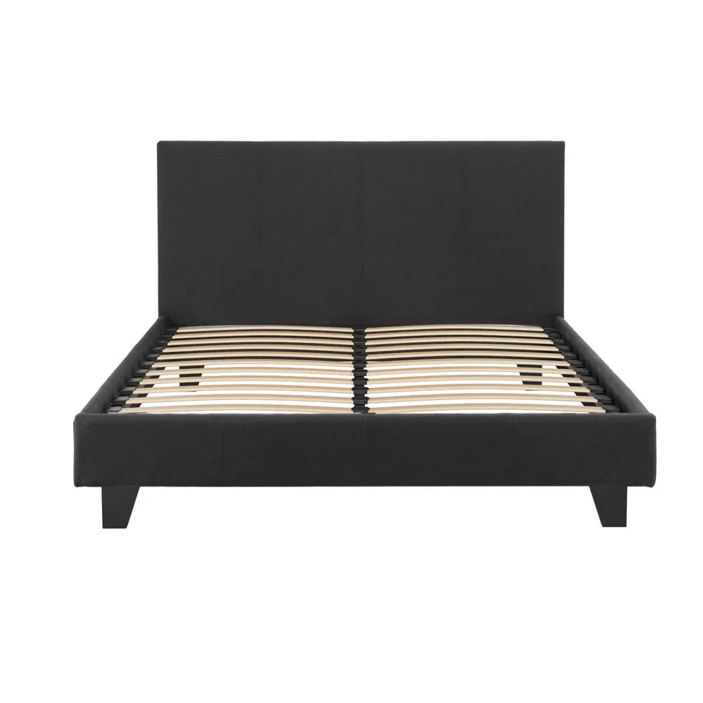 Artiss Bed Frame Double Size Charcoal NEO - Furniture >