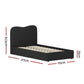 Bed king single with slatted mattress support and headboard
