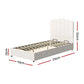 Bed Frame King Single Size Boucle