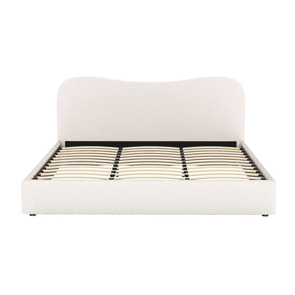 Artiss Bed Frame King Size Boucle DARA - Baby & Kids >