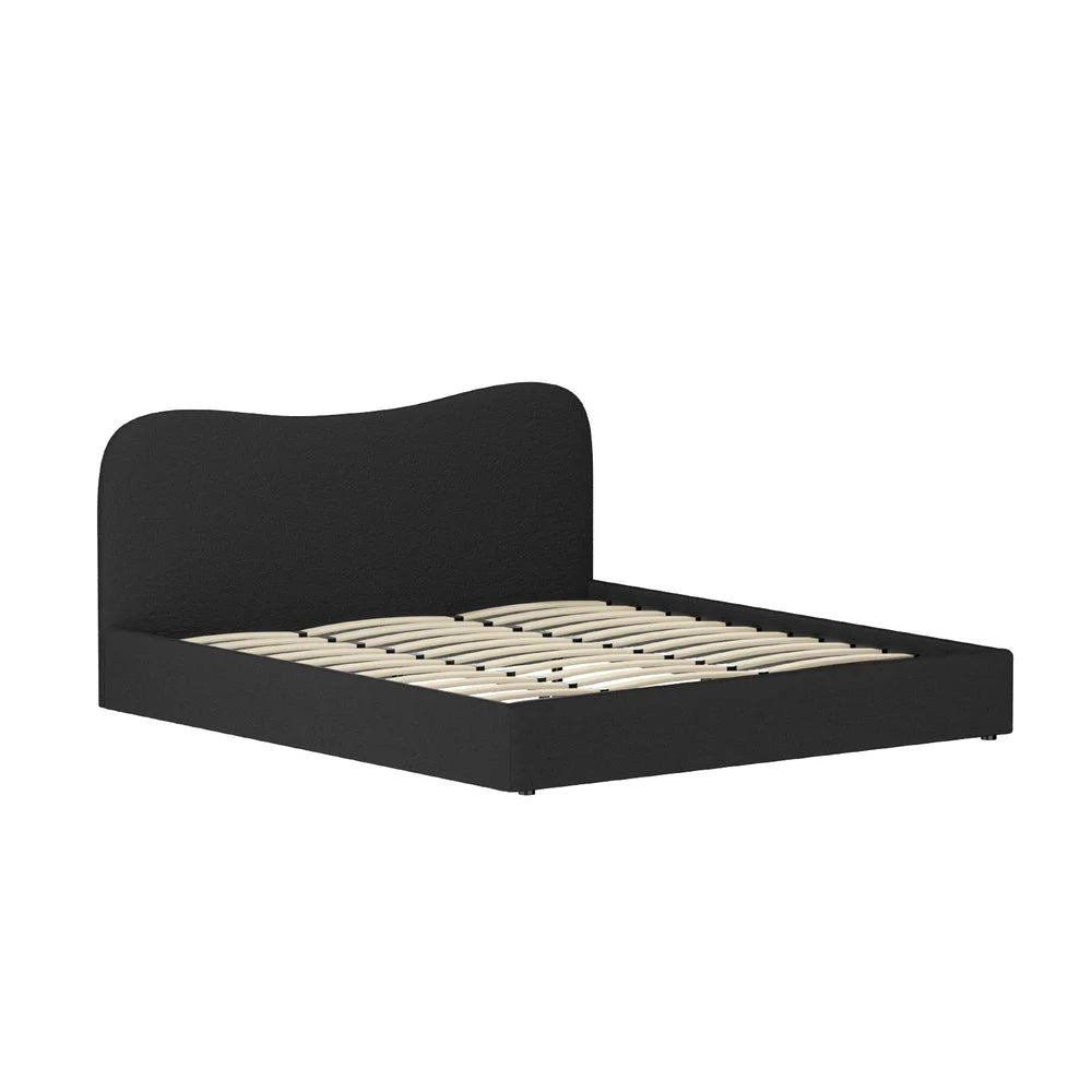 Artiss Bed Frame King Size Boucle DARA - Furniture >