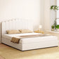 Bed frame with king size boucle fion