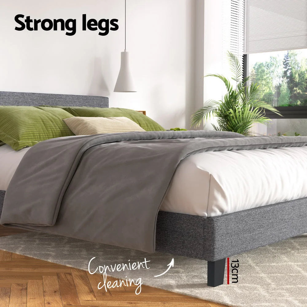 Bed frame with king size neo bedroom beds