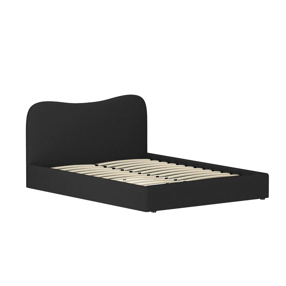 Artiss Bed Frame Queen Size Boucle DARA - Furniture >