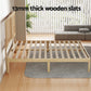 Artiss Bed Frame Queen Size with Rattan Headboard Wooden