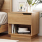 Bedside Table 1 Drawer Shelf Nightstand