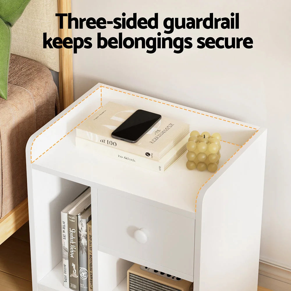 Artiss Bedside Table Drawer Nightstand Side End Table