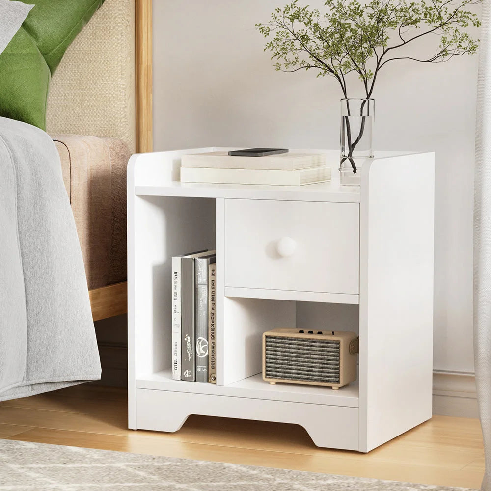 Artiss Bedside Table Drawer Nightstand Side End Table