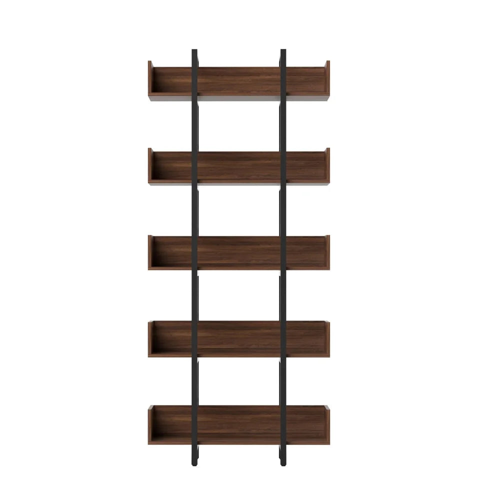 Artiss Bookshelf 5-Tier Bookcase Display Shelves Metal