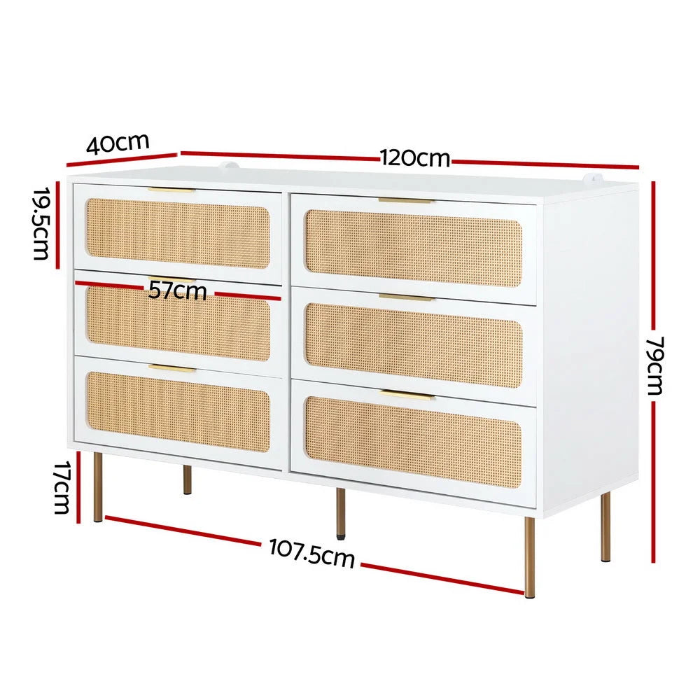 White storage cabinet for organised household storage
