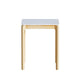 Coffee table marble effect table