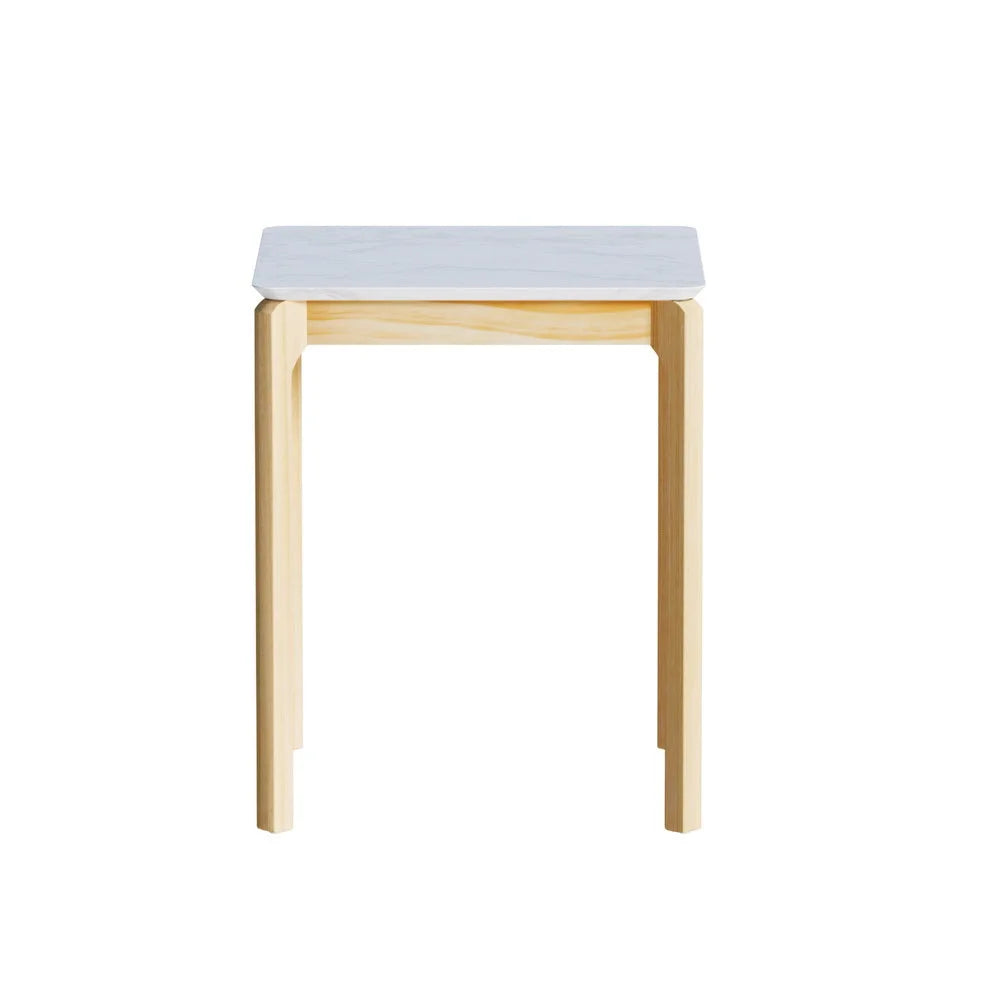 Coffee table marble effect table