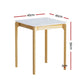 Table with coffee marble effect square