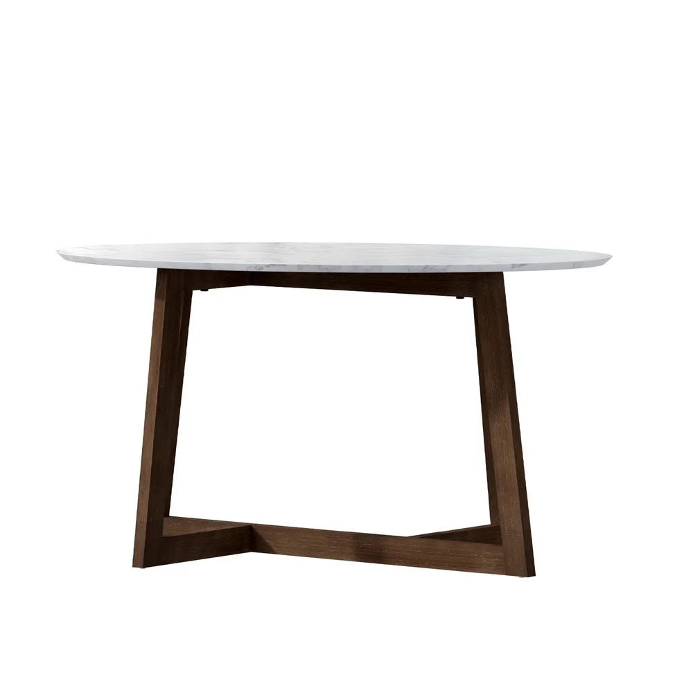 Coffee table oval marble table
