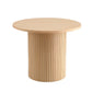 Artiss Coffee Table Round Fluted - Furniture > Living Room