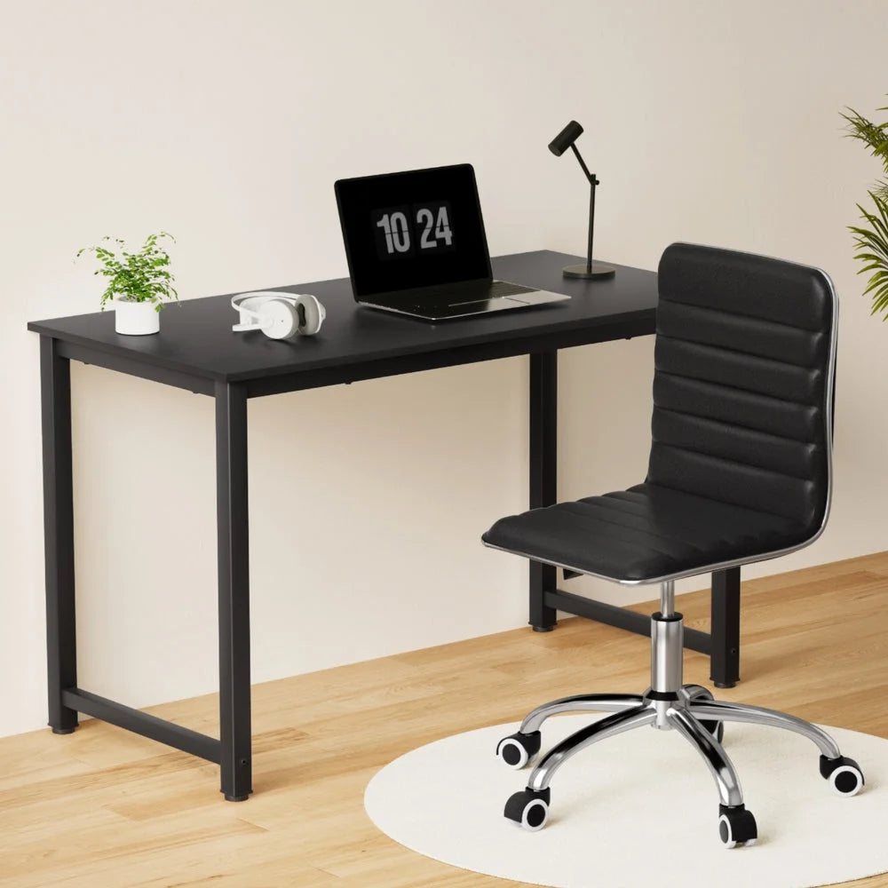 Artiss Computer Desk 120cm Executive Office Chairs Set PU