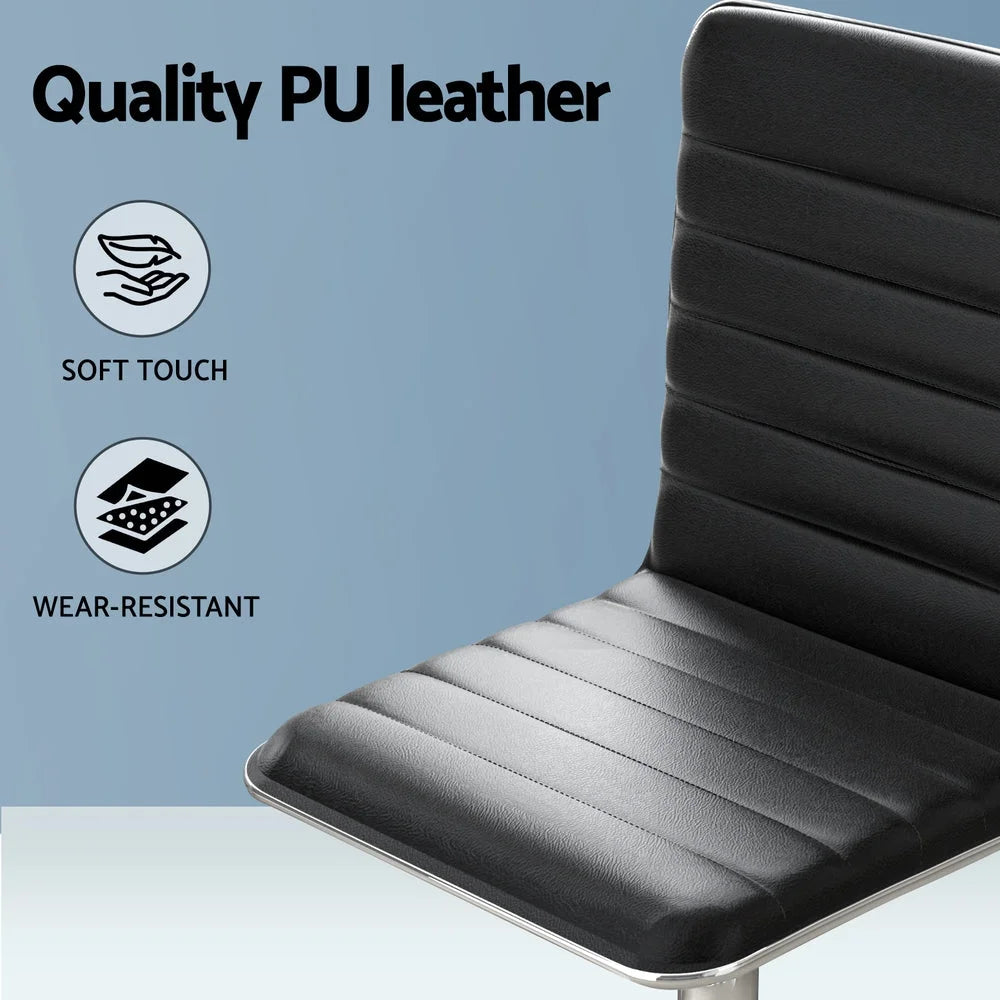 Artiss Computer Desk 120cm Executive Office Chairs Set PU