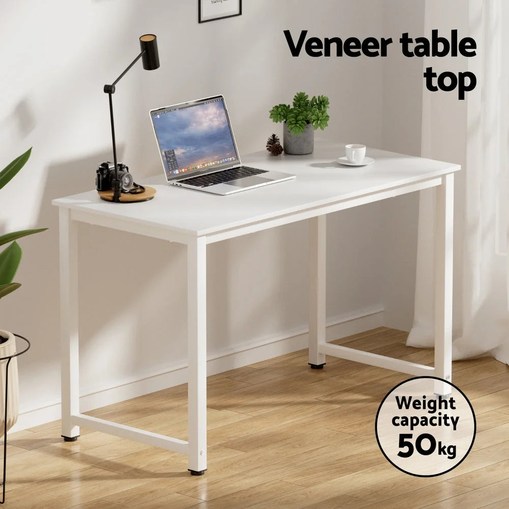 Artiss Computer Desk 120cm Executive Office Chairs Set PU