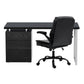 Executive Office Chairs Sets Black Computer Desk