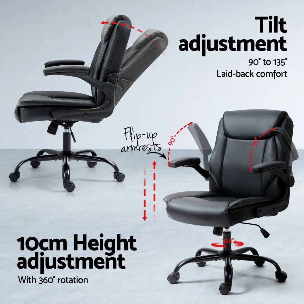 Desk with computer office chairs sets