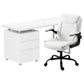 White home office chair