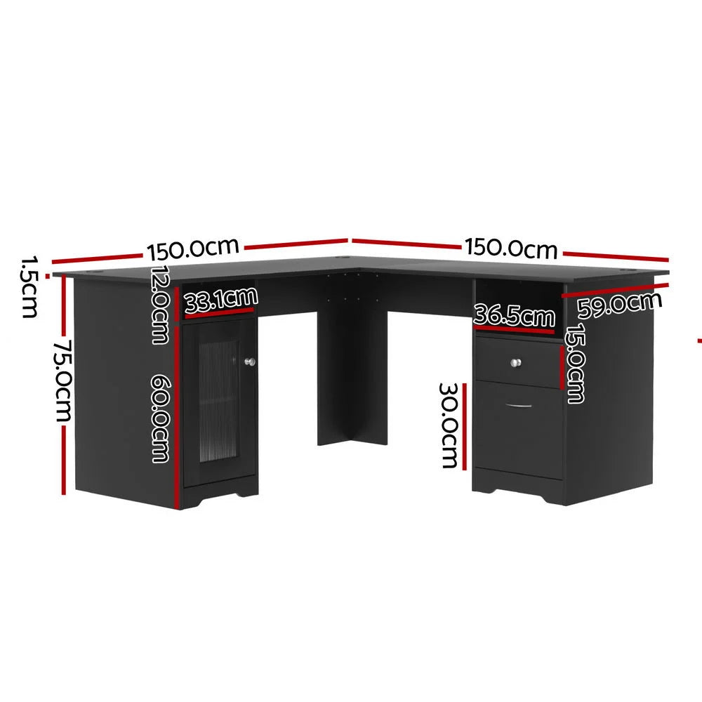 Artiss Computer Desk Home Office Study Desks L-shaped