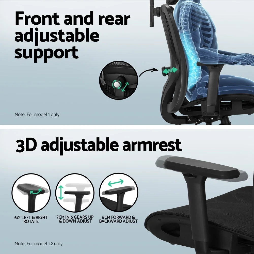 Mesh office chair with upholstered seat and curved back