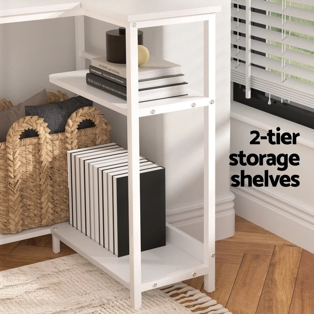 Artiss Computer Desk L-Shape Home Office Study Table Open