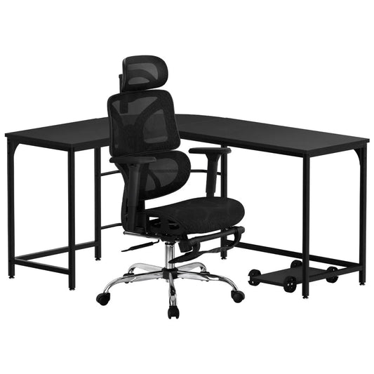 Artiss Computer Desk L-Shape Study Desks Ergonomic Office