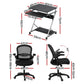 Artiss Computer Desk Mesh Office Chair Set Desks