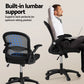 Artiss Computer Desk Mesh Office Chair Set Desks
